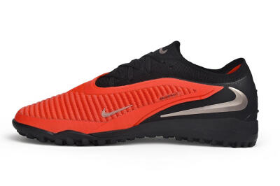 Nike Phantom 6 Elite Low TF Artificial Turf Soccer Shoes - Red/Bright Crimson/Black