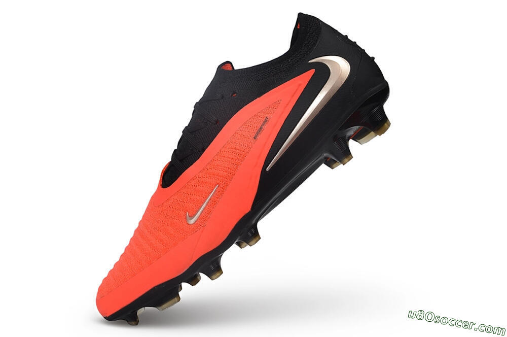 Nike Phantom 6 Elite Low FG Firm Ground Soccer Cleats - Red/Bright Crimson/Black 5