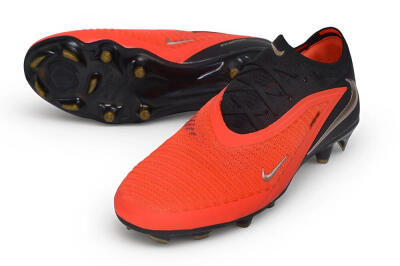 Nike Phantom 6 Elite Low FG Firm Ground Soccer Cleats - Red/Bright Crimson/Black
