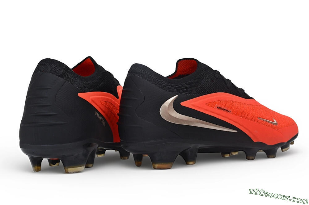 Nike Phantom 6 Elite Low FG Firm Ground Soccer Cleats - Red/Bright Crimson/Black 6