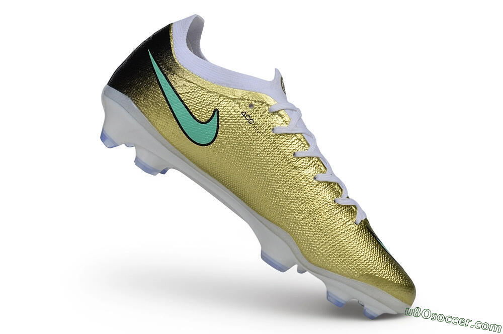 Nike Air Zoom Mercurial Vapor 17 Elite FG Firm Ground Soccer Cleats - Gold/Metallic Gold/Mint Green 4