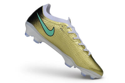Nike Air Zoom Mercurial Vapor 17 Elite FG Firm Ground Soccer Cleats - Gold/Metallic Gold/Mint Green