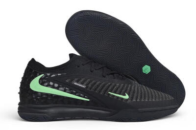Nike Phantom 6 Elite Low IC Indoor & Futsal Soccer Shoes - Black/Black/Mint