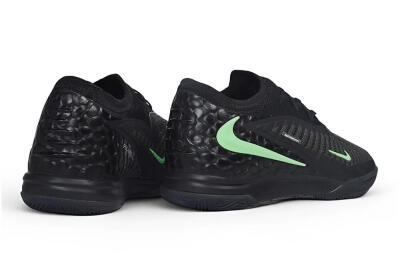 Nike Phantom 6 Elite Low IC Indoor & Futsal Soccer Shoes - Black/Black/Mint