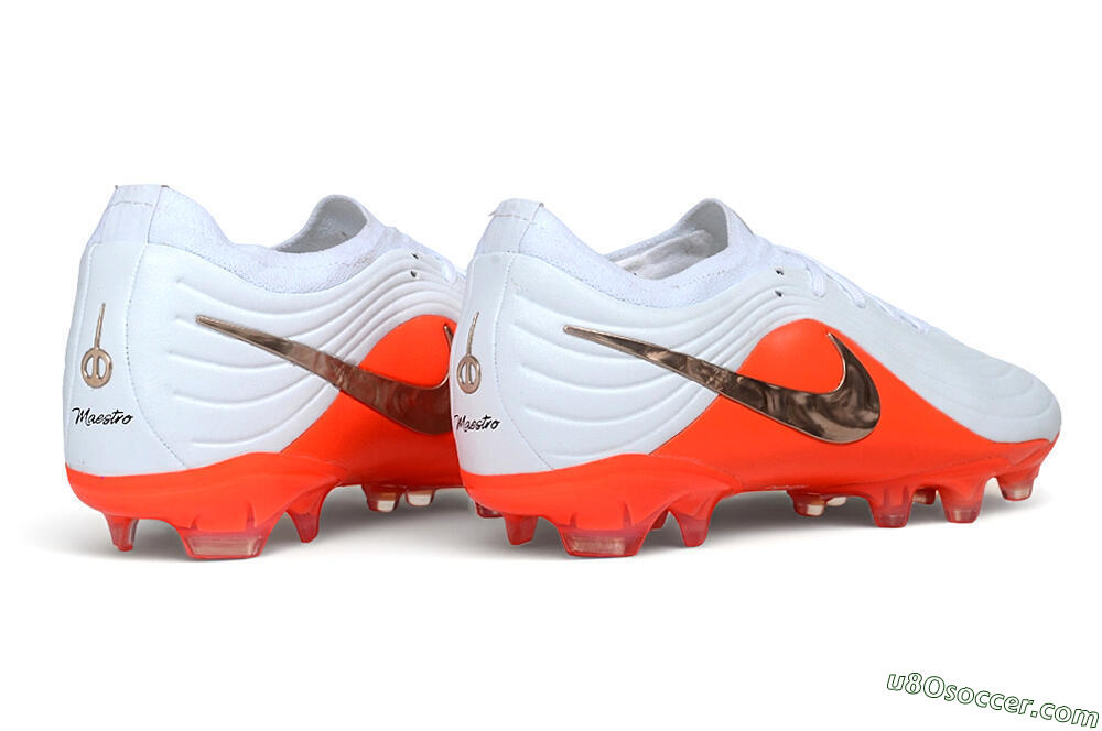 Nike Tiempo Legend 11 Elite FG Firm Ground Soccer Cleats - White/Platinum White/Bright Crimson 7