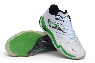 Joma Top Flex IC Indoor & Futsal Soccer Shoes - White/Bright Green/Black