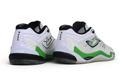 Joma Top Flex IC Indoor & Futsal Soccer Shoes - White/Bright Green/Black