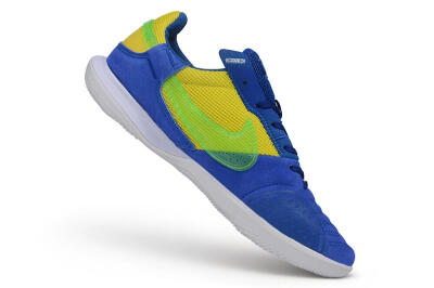 Nike Street Gato IC Indoor & Futsal Soccer Shoes - Blue/Royal Blue/Volt Green