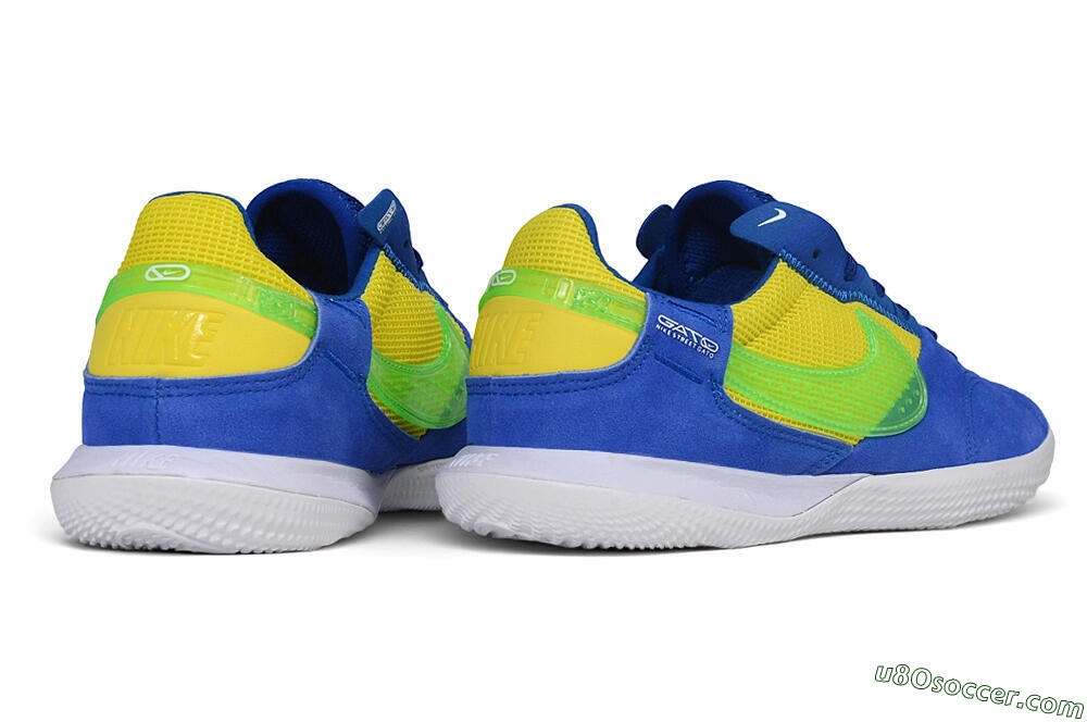 Nike Street Gato IC Indoor & Futsal Soccer Shoes - Blue/Royal Blue/Volt Green 6
