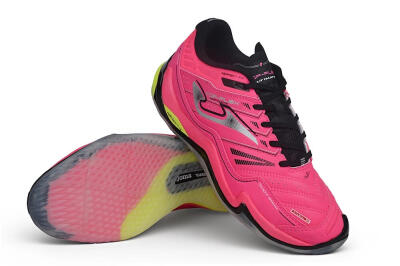 Joma Top Flex IC Indoor & Futsal Soccer Shoes - Pink/Electric Pink/Volt Yellow