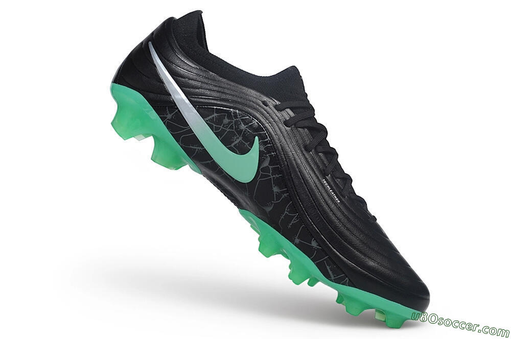 Nike Tiempo Legend 11 Elite FG Firm Ground Soccer Cleats - Black/Black/Mint Foam 4
