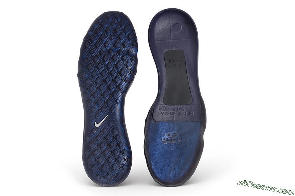 Nike Air Zoom Mercurial Vapor 17 Elite TF Artificial Turf Soccer Shoes - Black/Black/Hyper Royal 4