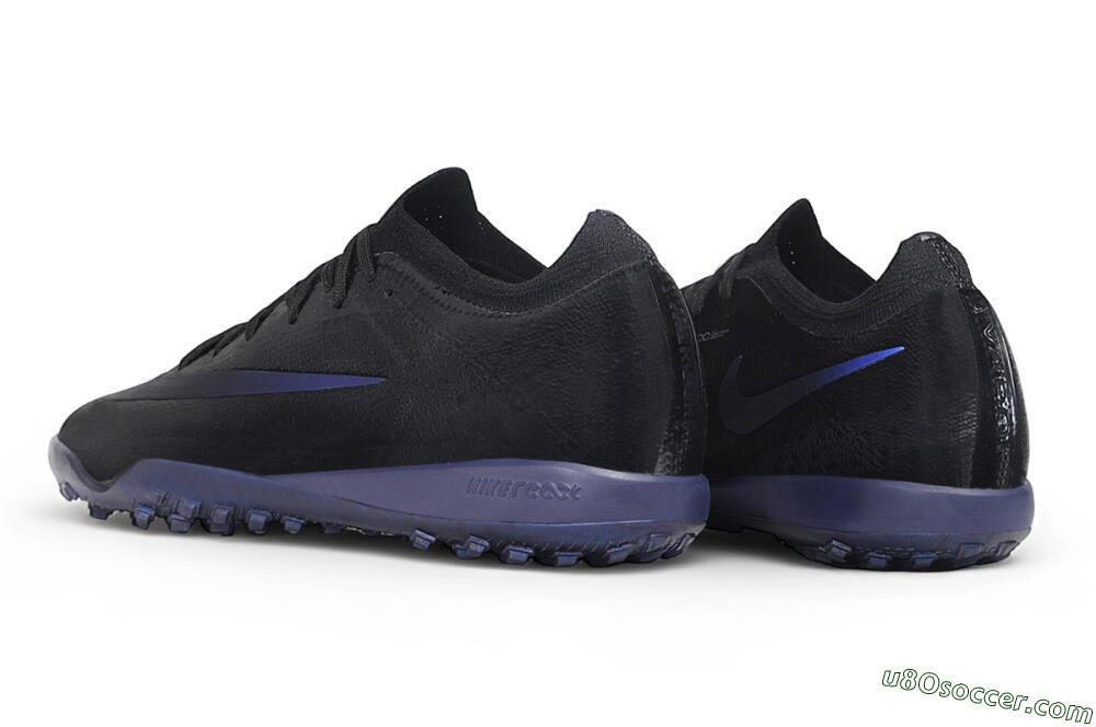 Nike Air Zoom Mercurial Vapor 17 Elite TF Artificial Turf Soccer Shoes - Black/Black/Hyper Royal 5