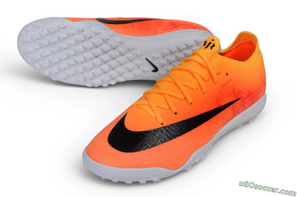 Nike Air Zoom Mercurial Vapor 17 Elite TF Artificial Turf Soccer Shoes - Orange/Bright Mango/Black 3