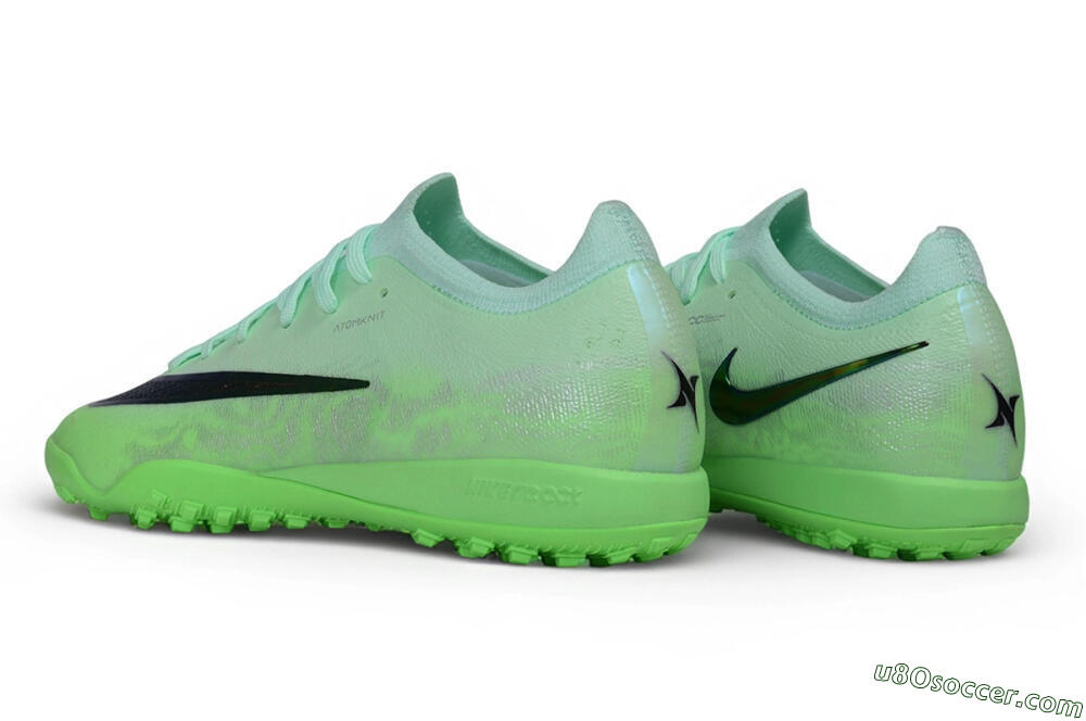 Nike Air Zoom Mercurial Vapor 17 Elite TF Artificial Turf Soccer Shoes - Green/Mint Foam/Iridescent Black 5