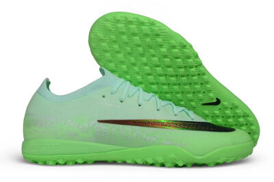 Nike Air Zoom Mercurial Vapor 17 Elite TF Artificial Turf Soccer Shoes - Green/Mint Foam/Iridescent Black