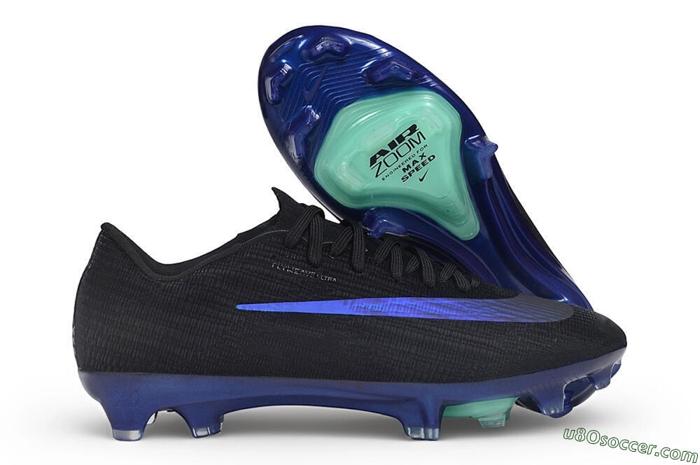 Nike Air Zoom Mercurial Superfly 11 Elite FG Firm Ground Soccer Cleats - Black/Black/Deep Royal Blue 1