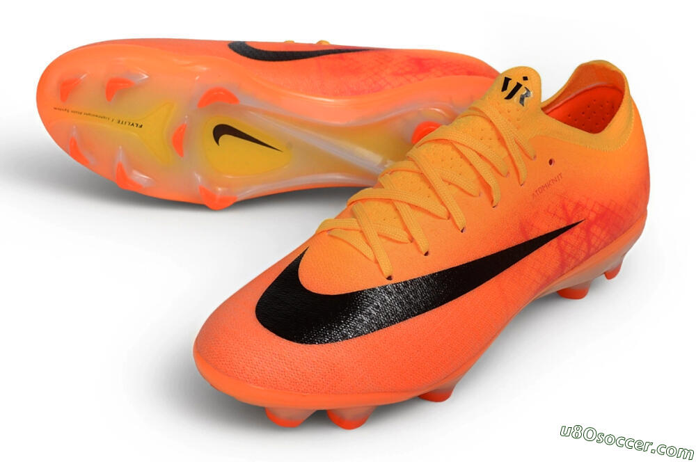 Nike Air Zoom Mercurial Vapor 17 Elite FG Firm Ground Soccer Cleats - Orange/Bright Mango/Black 3