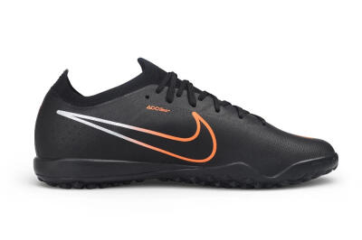 Nike Air Zoom Mercurial Vapor 17 Elite TF Artificial Turf Soccer Shoes - Black/Black/Total Orange