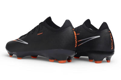 Nike Air Zoom Mercurial Vapor 17 Elite FG Firm Ground Soccer Cleats - Black/Black/Bright Orange