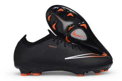 Nike Air Zoom Mercurial Vapor 17 Elite FG Firm Ground Soccer Cleats - Black/Black/Bright Orange