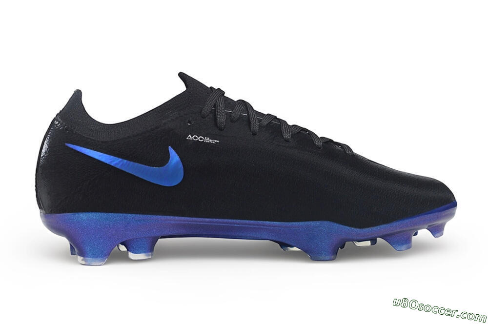 Nike Air Zoom Mercurial Vapor 17 Elite FG Firm Ground Soccer Cleats - Black/Black/Deep Royal Blue 5