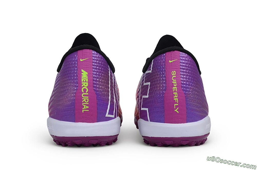 Nike Air Zoom Mercurial Superfly 11 Elite TF Artificial Turf Soccer Shoes - Purple/Berry Purple/Volt Green 5