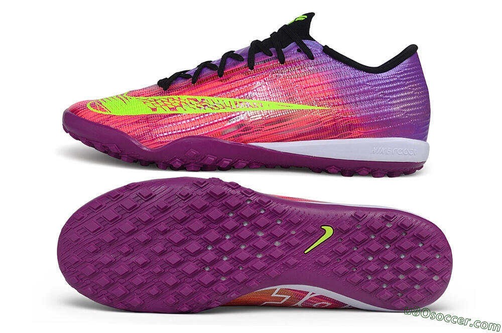 Nike Air Zoom Mercurial Superfly 11 Elite TF Artificial Turf Soccer Shoes - Purple/Berry Purple/Volt Green 0