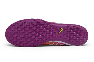 Nike Air Zoom Mercurial Superfly 11 Elite TF Artificial Turf Soccer Shoes - Purple/Berry Purple/Volt Green