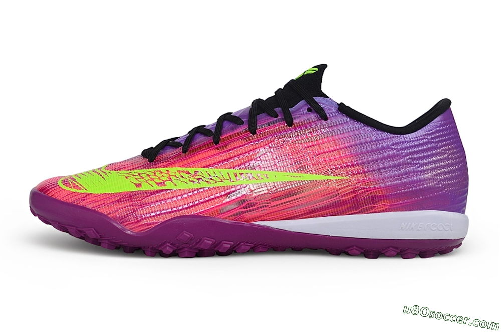 Nike Air Zoom Mercurial Superfly 11 Elite TF Artificial Turf Soccer Shoes - Purple/Berry Purple/Volt Green 2