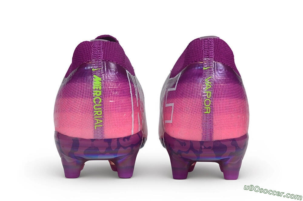 Nike Air Zoom Mercurial Vapor 17 Elite FG Firm Ground Soccer Cleats - Purple/Berry/Volt 5