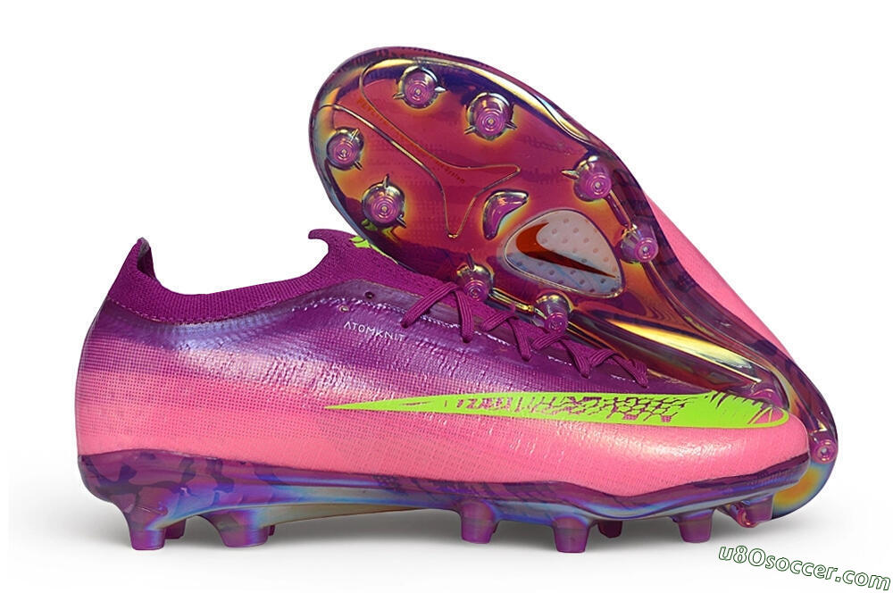Nike Air Zoom Mercurial Vapor 17 Elite FG Firm Ground Soccer Cleats - Purple/Berry/Volt 1