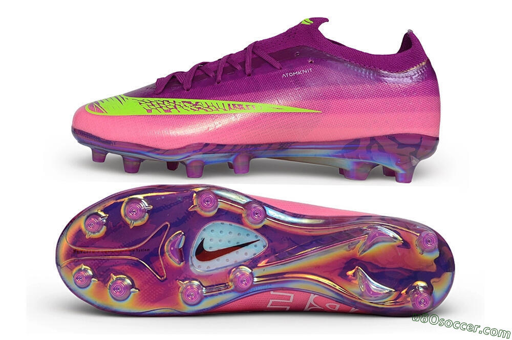 Nike Air Zoom Mercurial Vapor 17 Elite FG Firm Ground Soccer Cleats - Purple/Berry/Volt 0