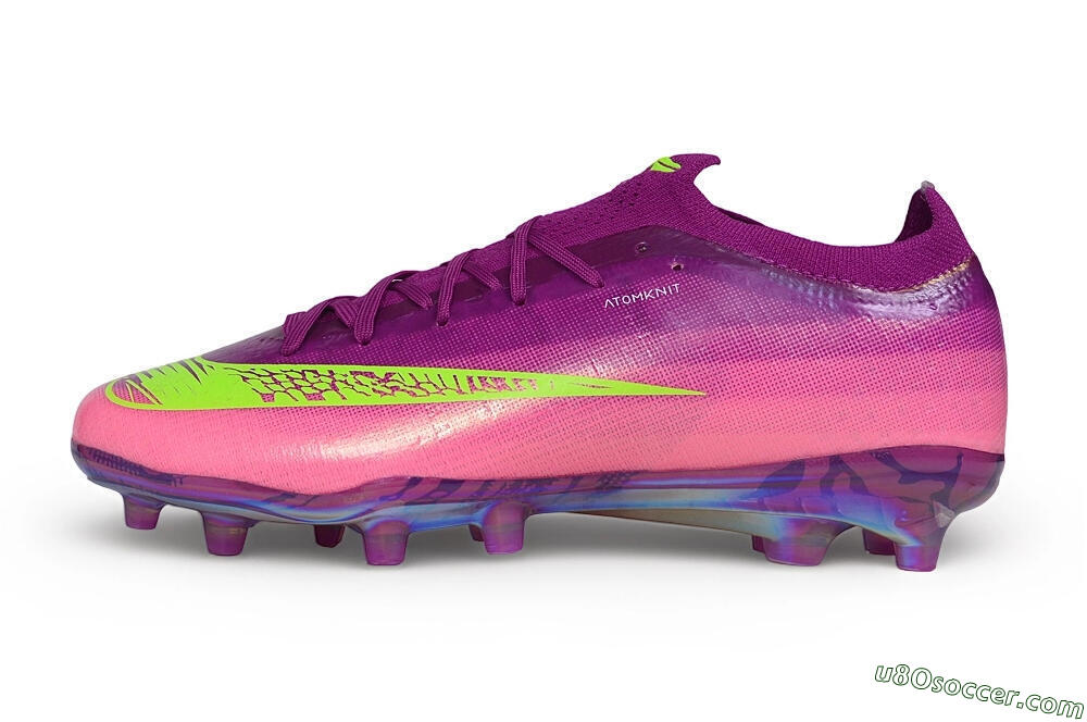 Nike Air Zoom Mercurial Vapor 17 Elite FG Firm Ground Soccer Cleats - Purple/Berry/Volt 2