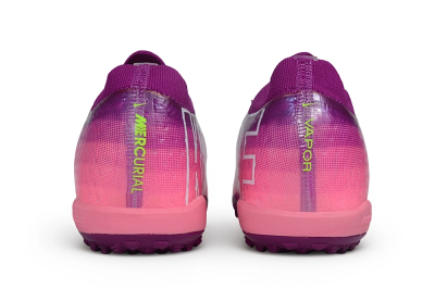Nike Air Zoom Mercurial Vapor 17 Elite TF Artificial Turf Soccer Shoes - Purple/Berry/Volt