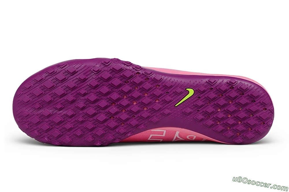 Nike Air Zoom Mercurial Vapor 17 Elite TF Artificial Turf Soccer Shoes - Purple/Berry/Volt 6