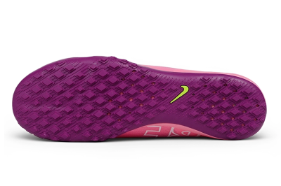 Nike Air Zoom Mercurial Vapor 17 Elite TF Artificial Turf Soccer Shoes - Purple/Berry/Volt