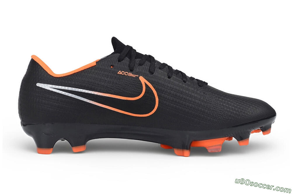 Nike Air Zoom Mercurial Superfly 11 Elite FG Firm Ground Soccer Cleats - Black/Black/Bright Orange 4