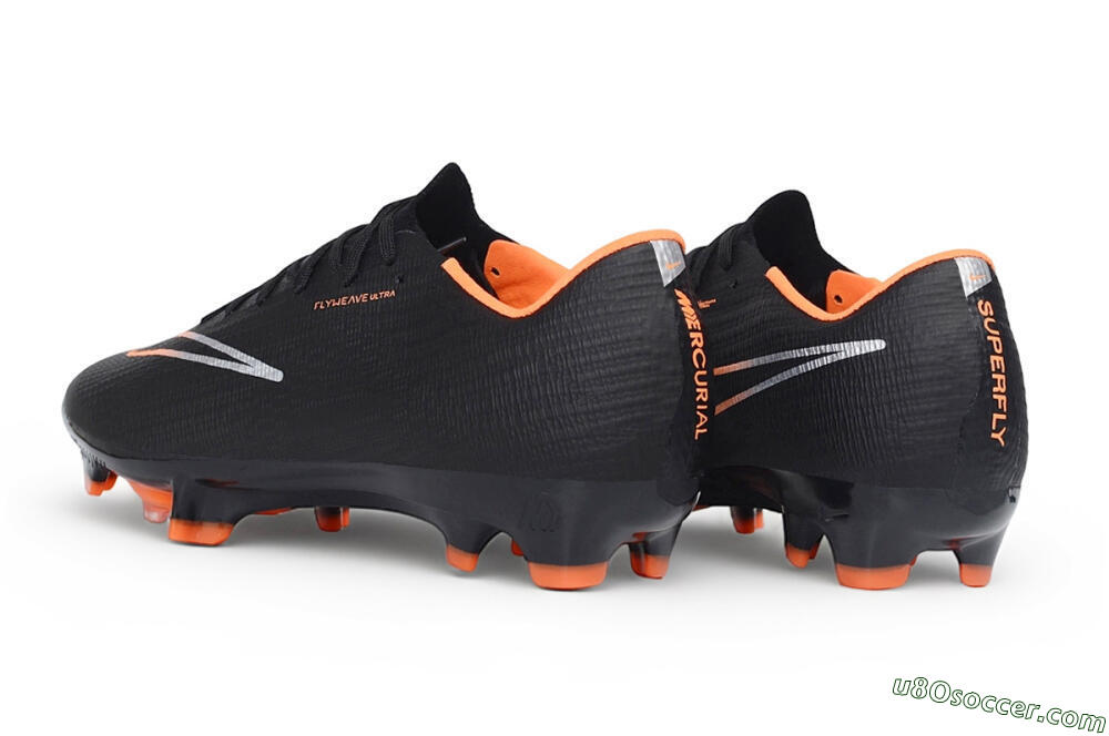 Nike Air Zoom Mercurial Superfly 11 Elite FG Firm Ground Soccer Cleats - Black/Black/Bright Orange 5