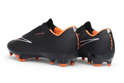 Nike Air Zoom Mercurial Superfly 11 Elite FG Firm Ground Soccer Cleats - Black/Black/Bright Orange