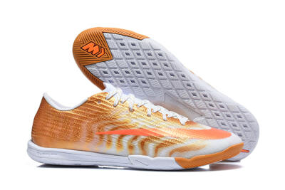 Nike Air Zoom Mercurial Vapor 17 Elite IC Indoor & Futsal Soccer Shoes - Gold/Metallic Gold/Bright Crimson