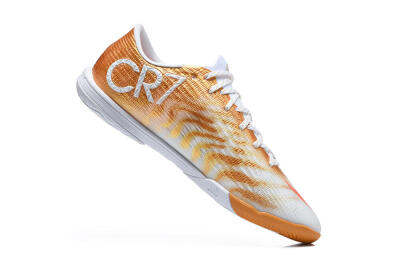 Nike Air Zoom Mercurial Vapor 17 Elite IC Indoor & Futsal Soccer Shoes - Gold/Metallic Gold/Bright Crimson