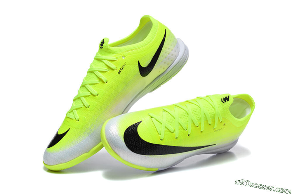 Nike Air Zoom Mercurial Vapor 17 Elite IC Indoor & Futsal Soccer Shoes - Yellow/Volt/Metallic Silver 6