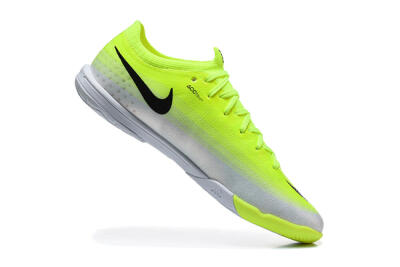 Nike Air Zoom Mercurial Vapor 17 Elite IC Indoor & Futsal Soccer Shoes - Yellow/Volt/Metallic Silver