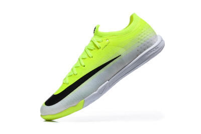 Nike Air Zoom Mercurial Vapor 17 Elite IC Indoor & Futsal Soccer Shoes - Yellow/Volt/Metallic Silver