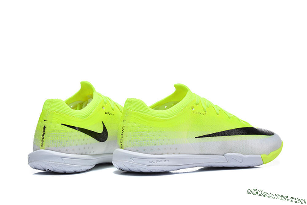 Nike Air Zoom Mercurial Vapor 17 Elite IC Indoor & Futsal Soccer Shoes - Yellow/Volt/Metallic Silver 9