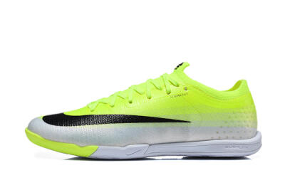 Nike Air Zoom Mercurial Vapor 17 Elite IC Indoor & Futsal Soccer Shoes - Yellow/Volt/Metallic Silver