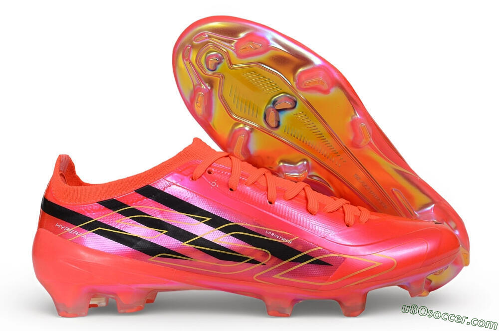 Adidas F50 Hyperfast Elite FG Firm Ground Soccer Cleats - Orange/Solar Red/Core Black 1