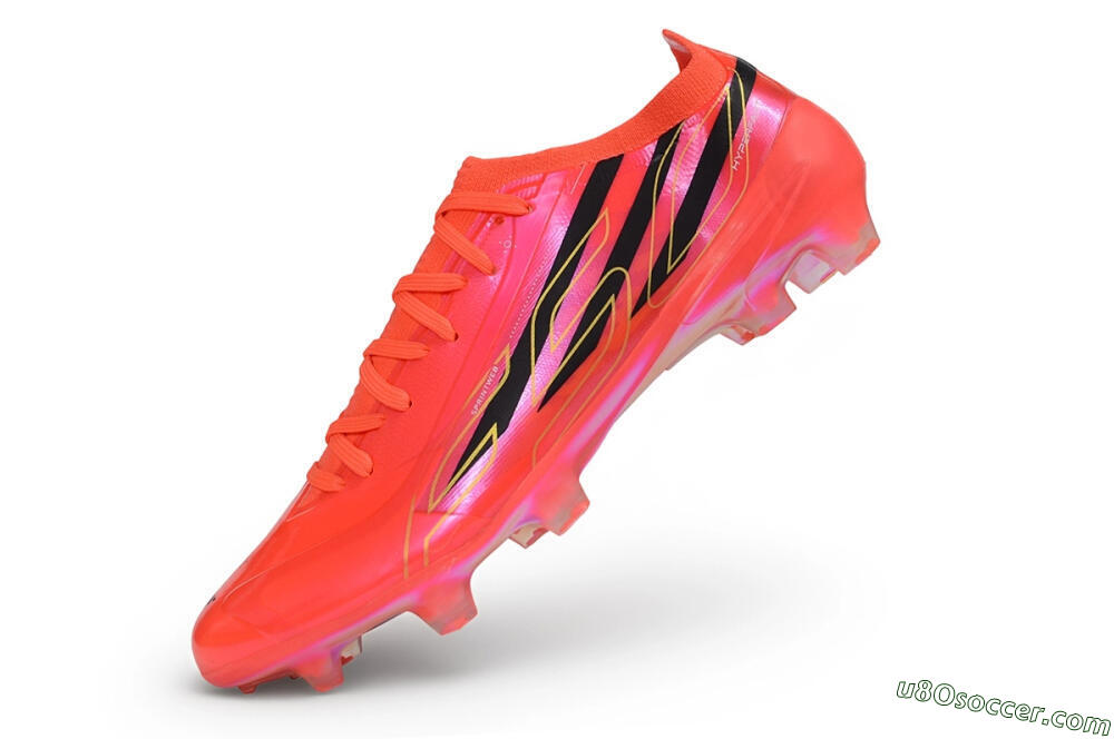 Adidas F50 Hyperfast Elite FG Firm Ground Soccer Cleats - Orange/Solar Red/Core Black 5