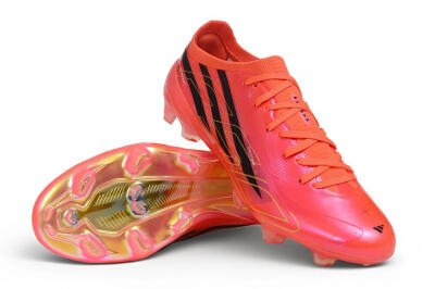 Adidas F50 Hyperfast Elite FG Firm Ground Soccer Cleats - Orange/Solar Red/Core Black